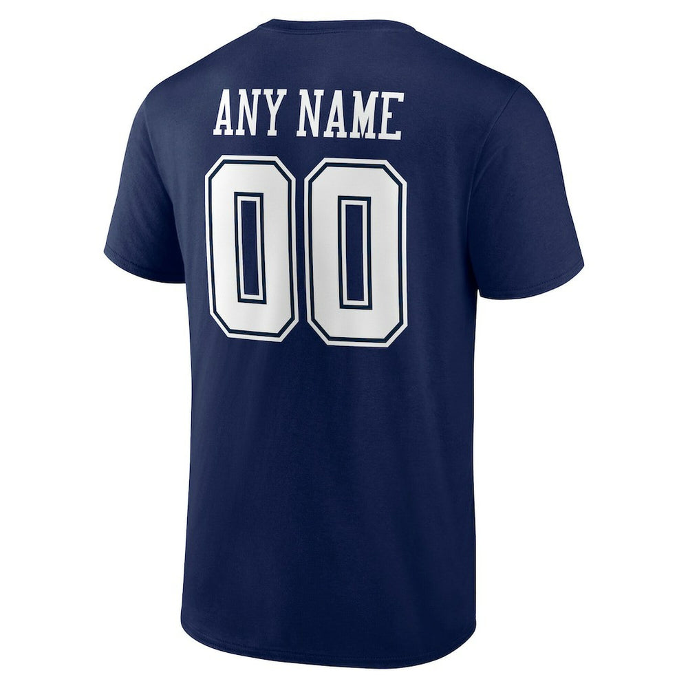 Dallas Cowboys  Team Authentic Personalized Name & Number T-Shirt