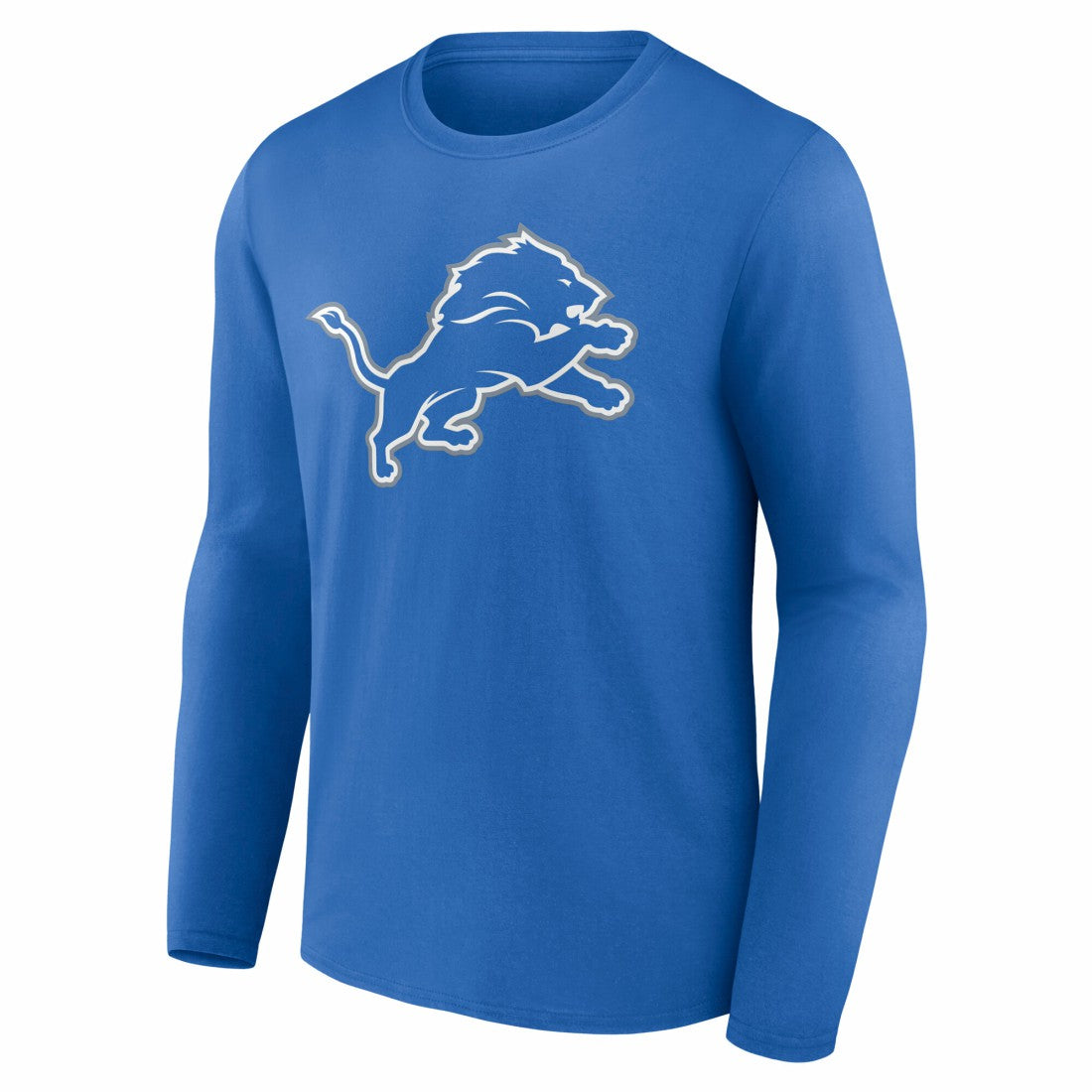Detroit Lions  Team Authentic Personalized Name & Number Long Sleeve T-Shirt
