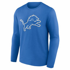 Detroit Lions  Team Authentic Personalized Name & Number Long Sleeve T-Shirt