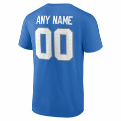 Detroit Lions  Team Authentic Personalized Name & Number T-Shirt