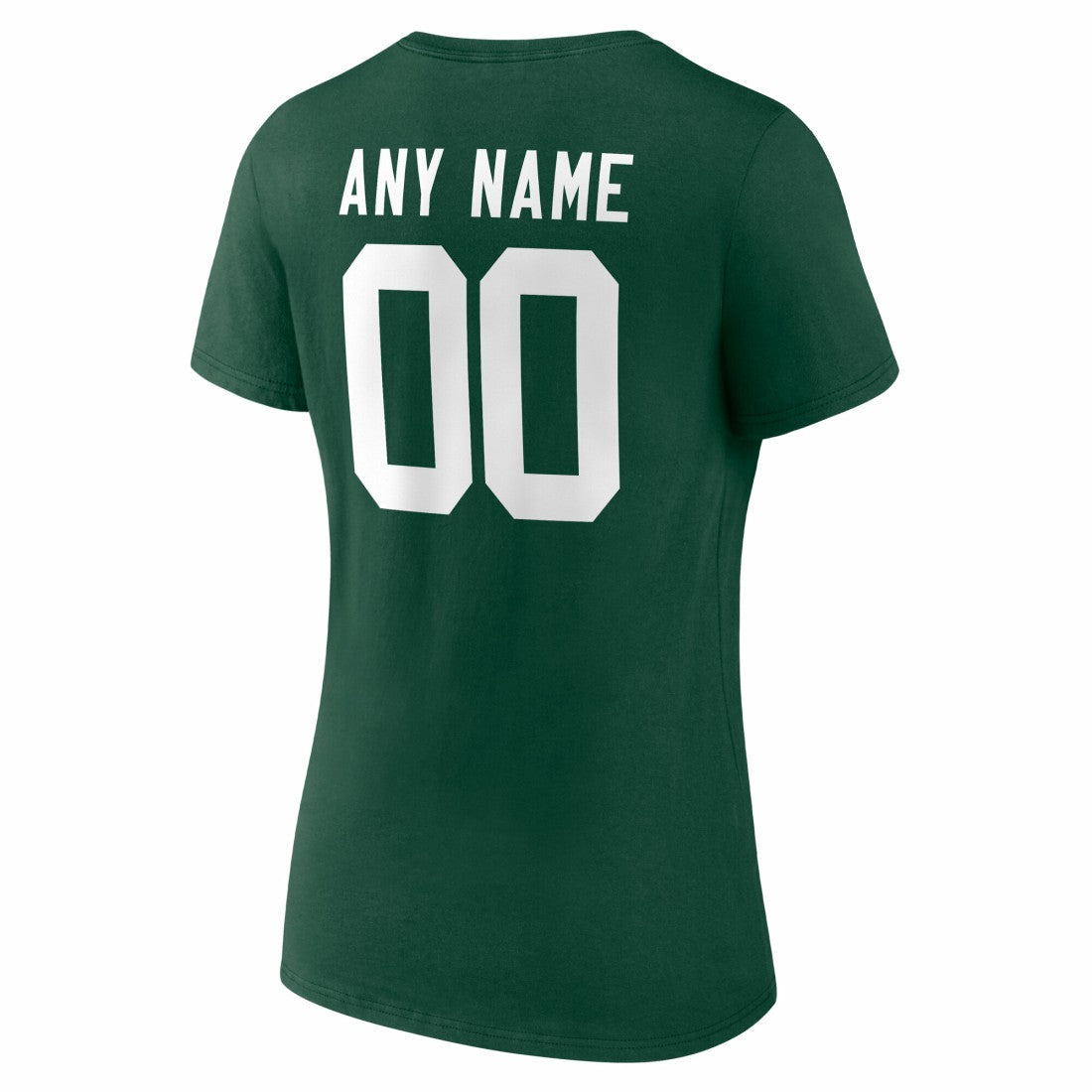 Green Bay Packers  Women's Team Authentic Personalized Name & Number V-Neck T-Shirt