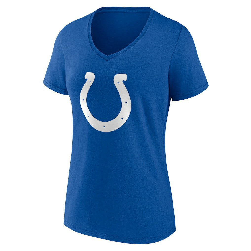Indianapolis Colts  Women's Team Authentic Personalized Name & Number V-Neck T-Shirt