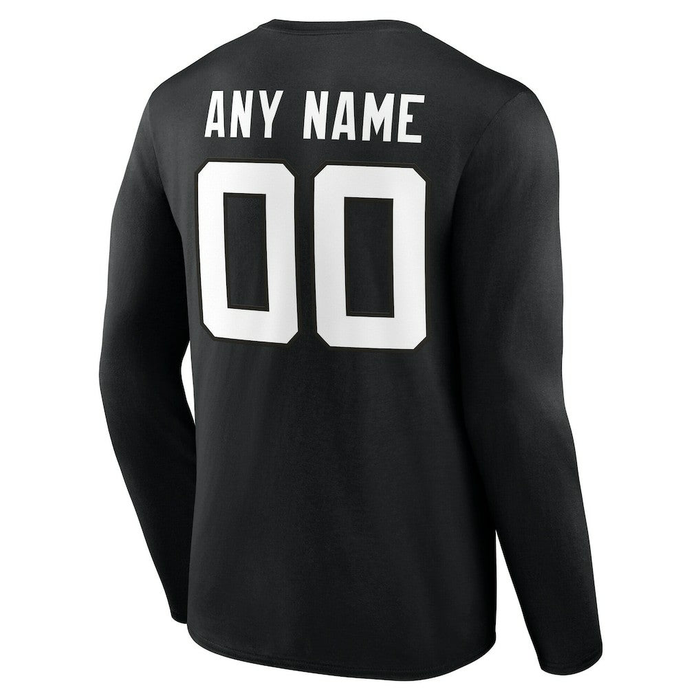 Jacksonville Jaguars  Team Authentic Personalized Name & Number Long Sleeve T-Shirt