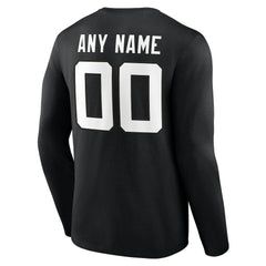 Jacksonville Jaguars  Team Authentic Personalized Name & Number Long Sleeve T-Shirt