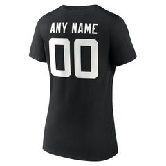 Jacksonville Jaguars  Women's Team Authentic Personalized Name & Number V-Neck T-Shirt