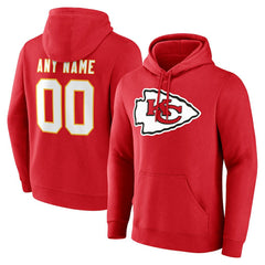 Kansas City Chiefs  Team Authentic Personalized Name & Number Hoodie