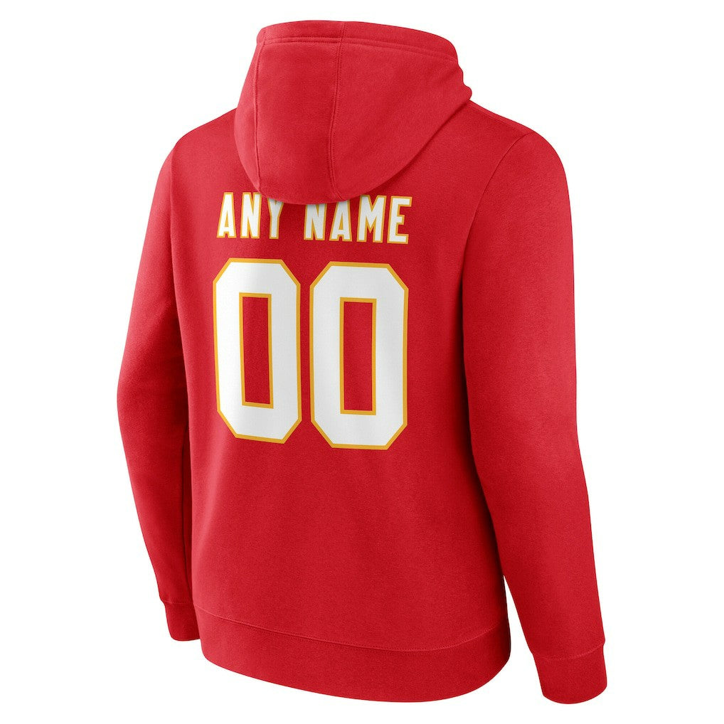 Kansas City Chiefs  Team Authentic Personalized Name & Number Hoodie