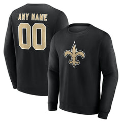 New Orleans Saints  Team Authentic Personalized Name & Number Sweatshirt