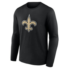New Orleans Saints  Team Authentic Personalized Name & Number Long Sleeve T-Shirt