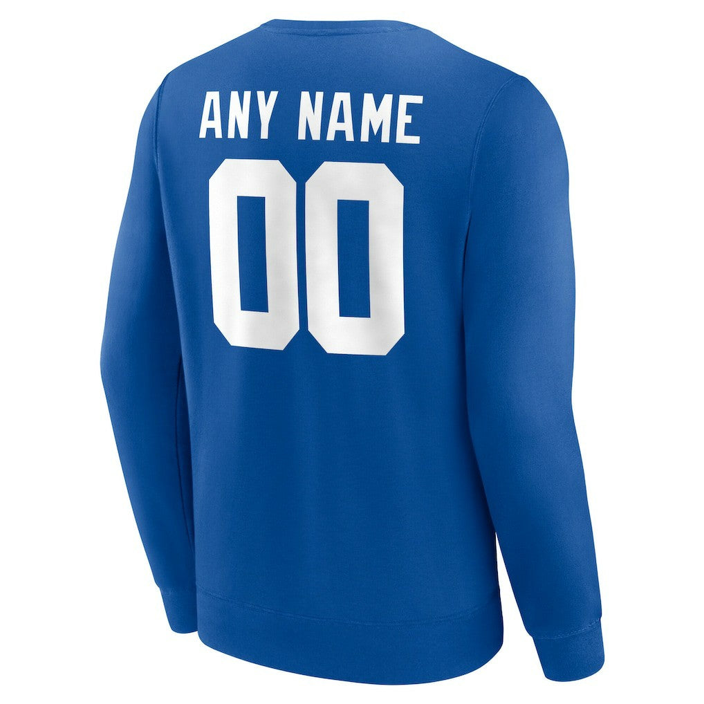 New York Giants  Team Authentic Personalized Name & Number Sweatshirt