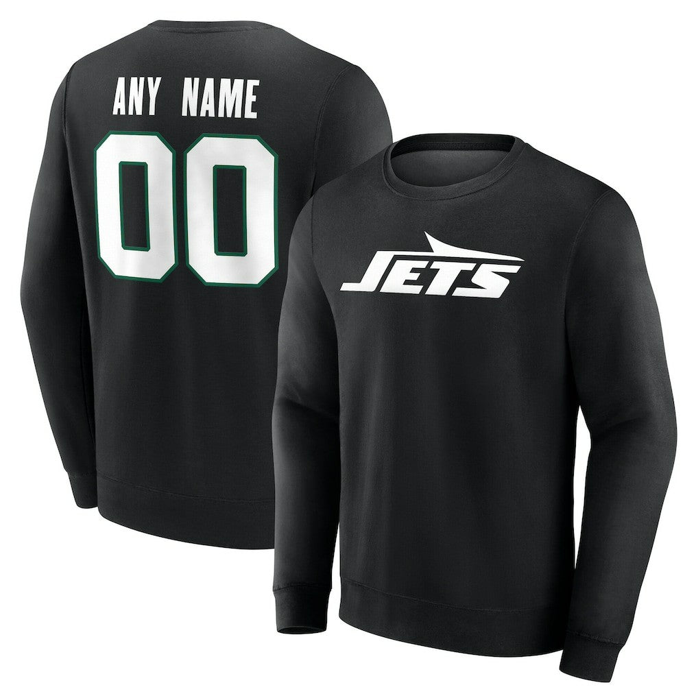 New York Jets  Team Authentic Personalized Name & Number Sweatshirt