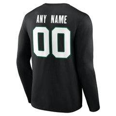 New York Jets  Team Authentic Personalized Name & Number Long Sleeve T-Shirt