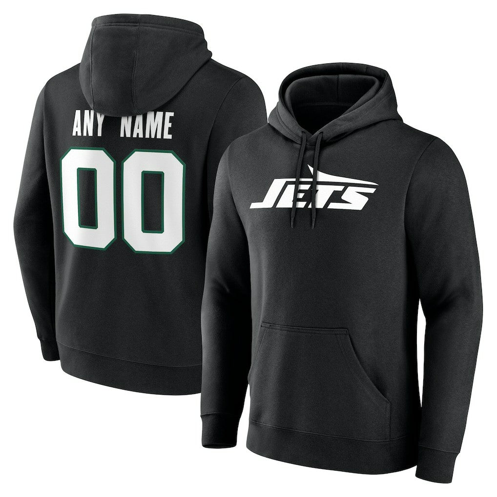 New York Jets  Team Authentic Personalized Name & Number Hoodie
