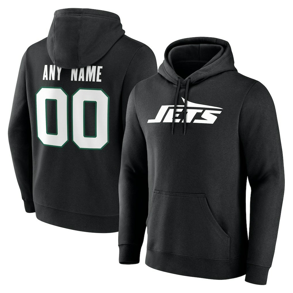 New York Jets  Team Authentic Personalized Name & Number Hoodie