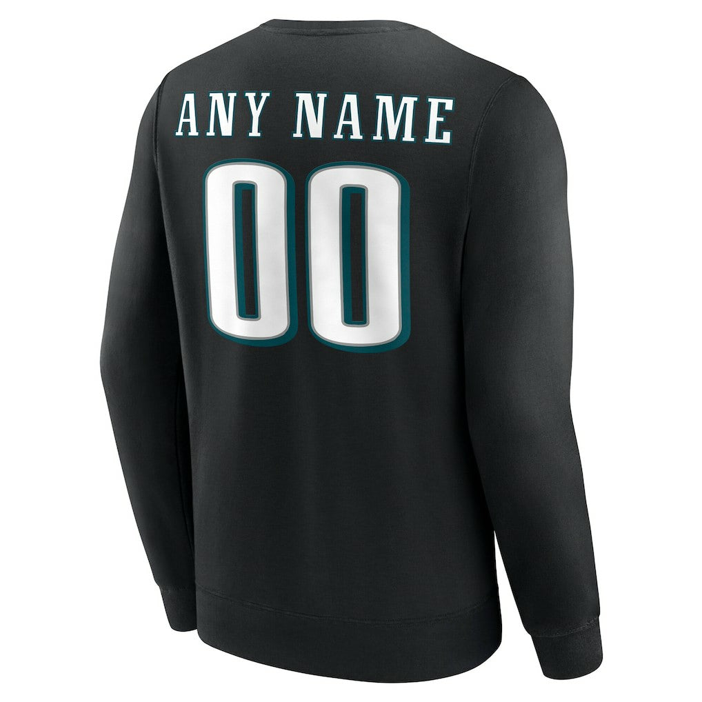 Philadelphia Eagles  Team Authentic Personalized Name & Number Sweatshirt