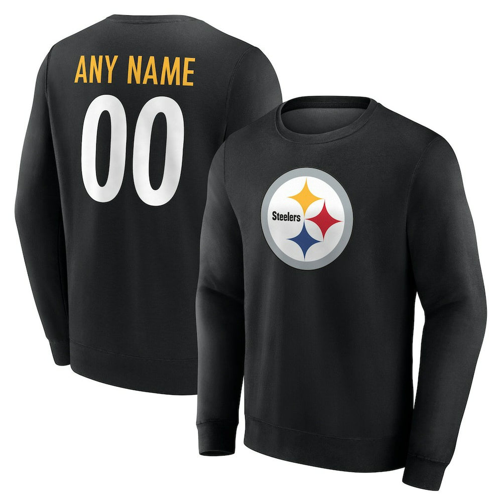 Pittsburgh Steelers  Team Authentic Personalized Name & Number Sweatshirt