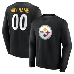 Pittsburgh Steelers  Team Authentic Personalized Name & Number Sweatshirt