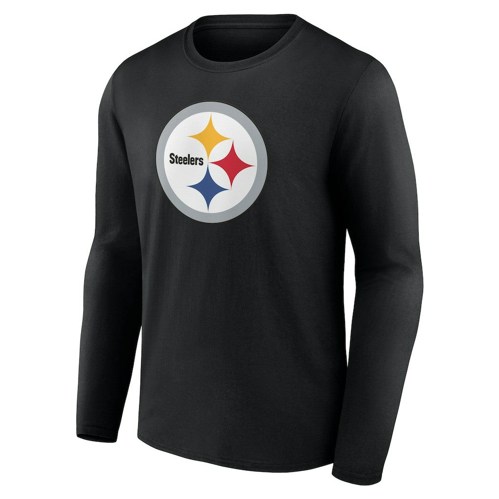 Pittsburgh Steelers  Team Authentic Personalized Name & Number Long Sleeve T-Shirt