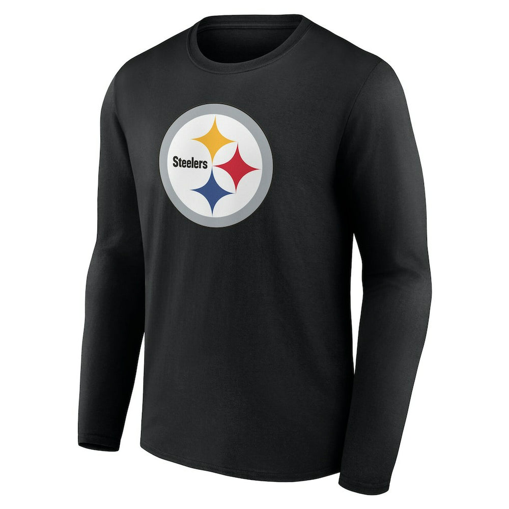 Pittsburgh Steelers  Team Authentic Personalized Name & Number Long Sleeve T-Shirt