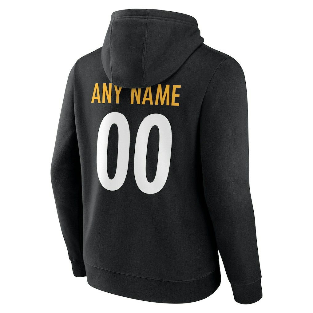 Pittsburgh Steelers  Team Authentic Personalized Name & Number Hoodie