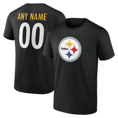 Pittsburgh Steelers  Team Authentic Personalized Name & Number T-Shirt