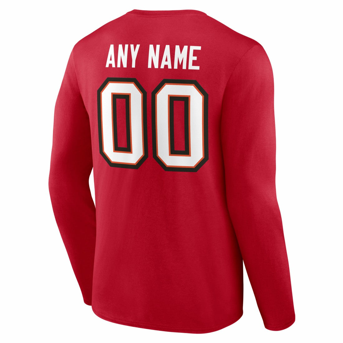 Tampa Bay Buccaneers  Team Authentic Personalized Name & Number Long Sleeve T-Shirt