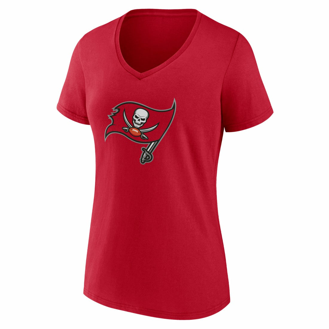 Tampa Bay Buccaneers  Women's Team Authentic Personalized Name & Number V-Neck T-Shirt
