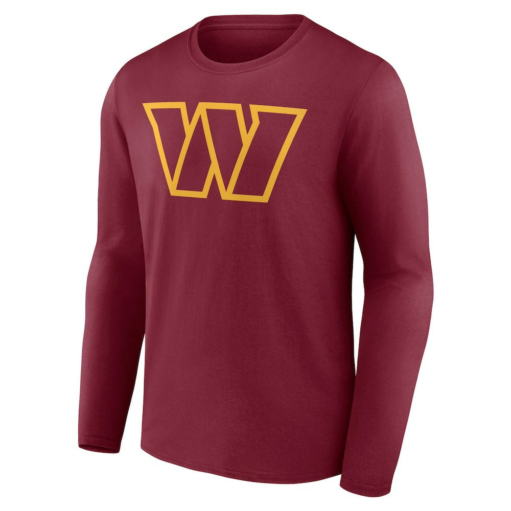 Washington Commanders  Team Authentic Personalized Name & Number Long Sleeve T-Shirt
