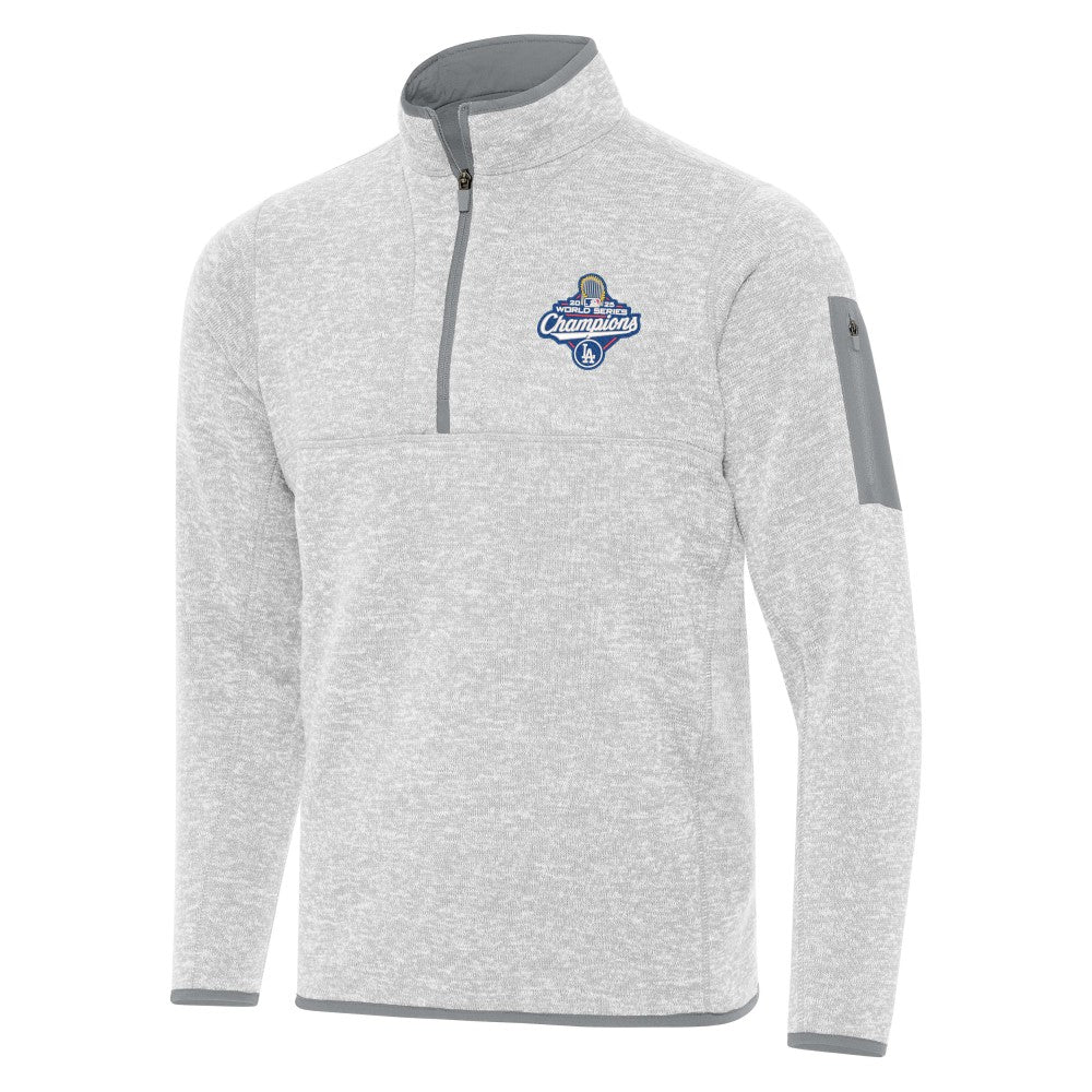 Los Angeles Dodgers Antigua Back-to-Back World Series Champions Fortune Quarter-Zip Pullover | MLB Near me