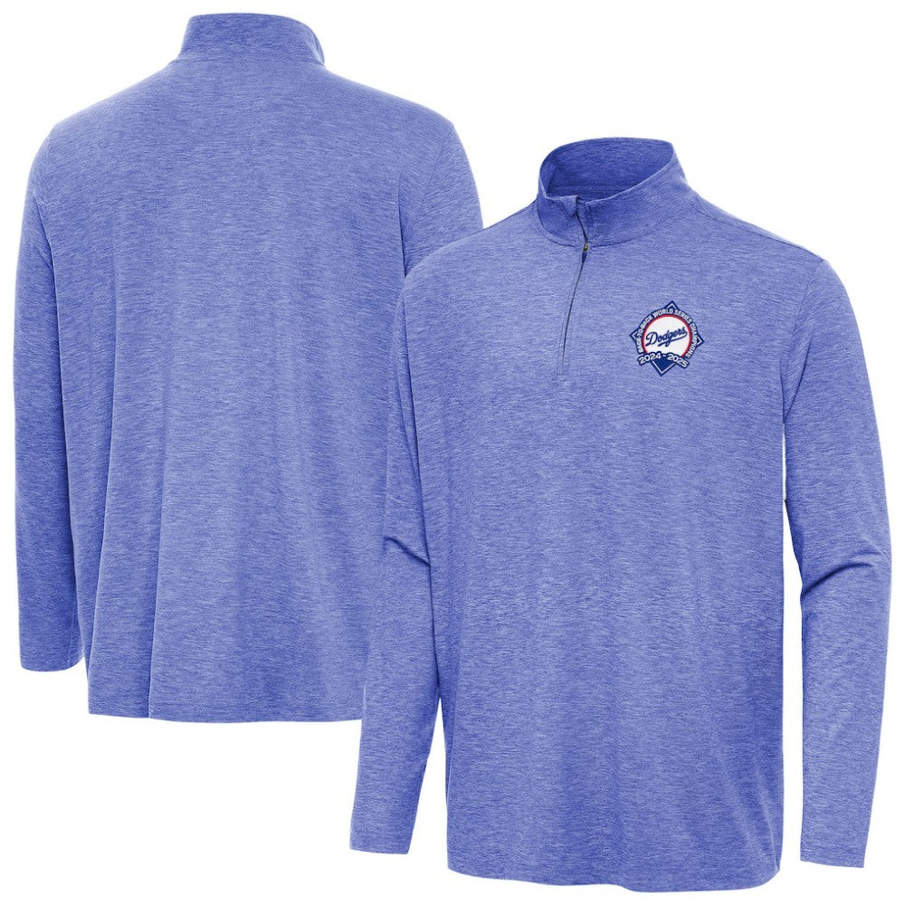 Los Angeles Dodgers Antigua Back-to-Back World Series Champions Hunk Quarter-Zip Pullover | MLB Sale