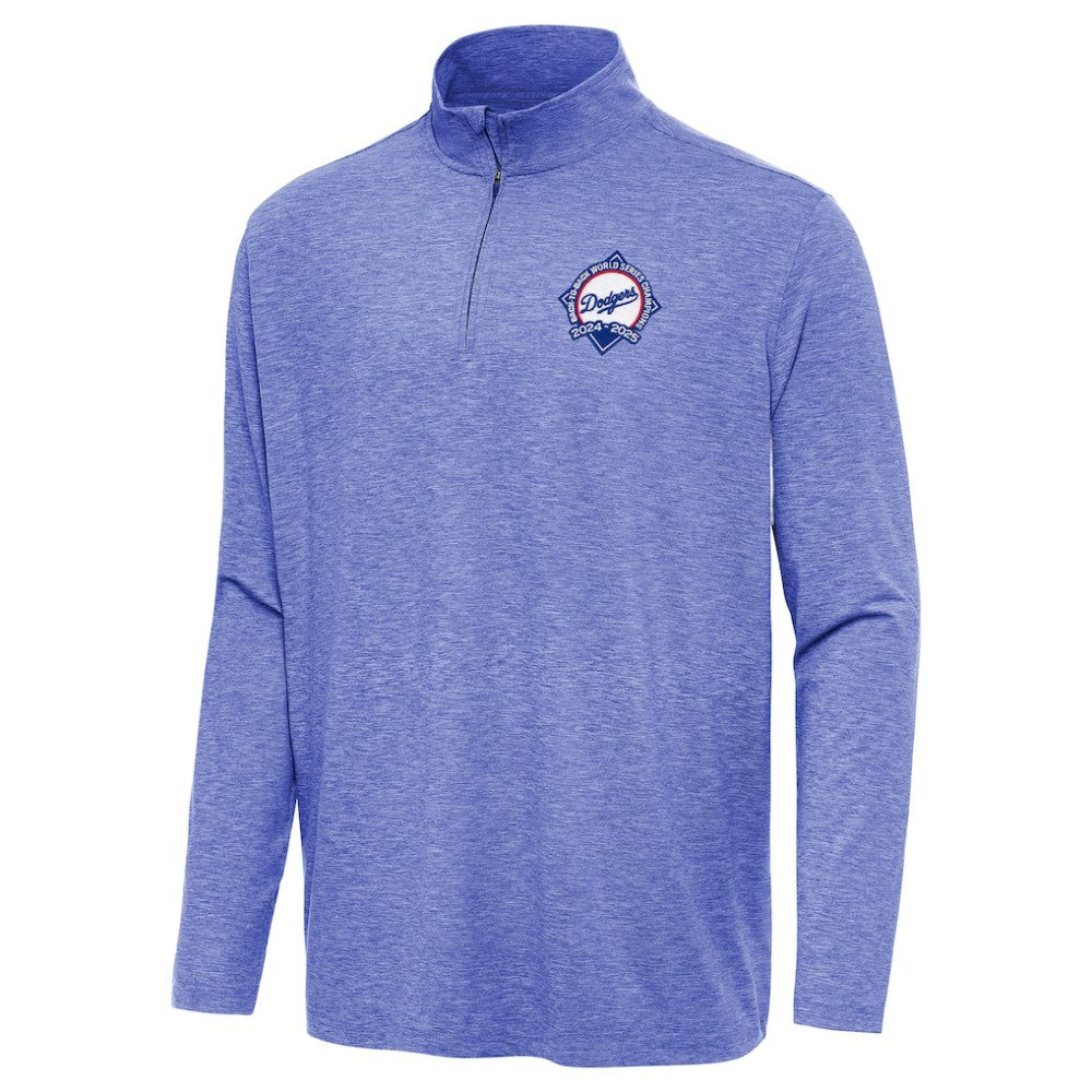 Los Angeles Dodgers Antigua Back-to-Back World Series Champions Hunk Quarter-Zip Pullover | MLB Sale