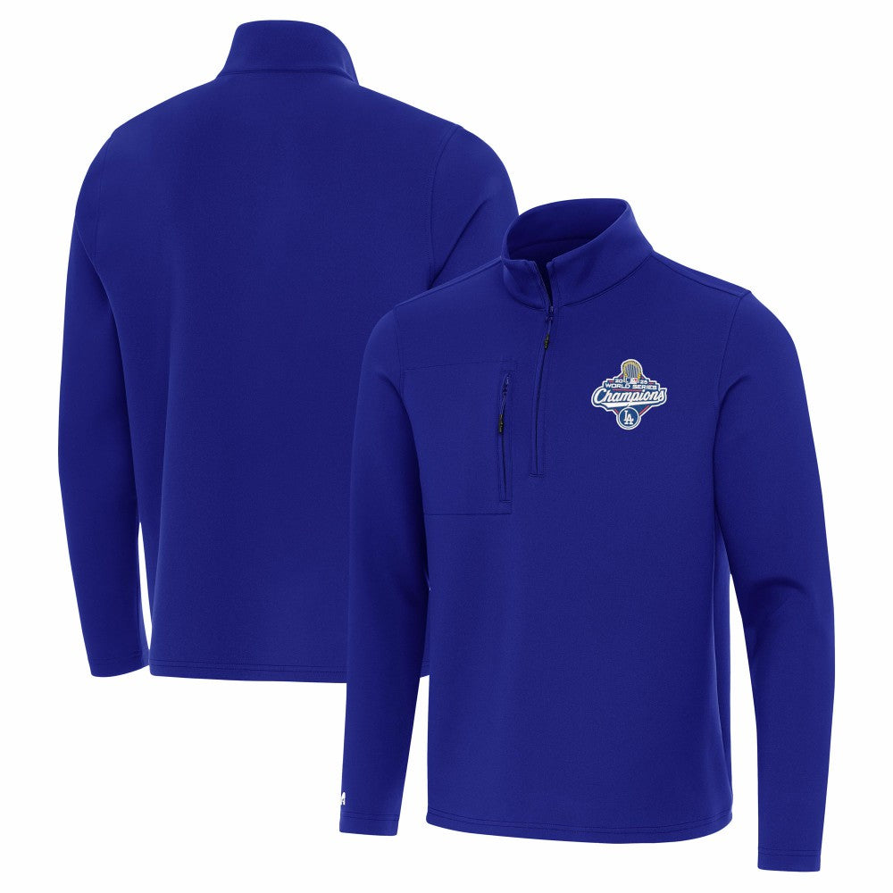 Los Angeles Dodgers Antigua 2025 World Series Champions Insider Quarter-Zip Pullover | MLB Outlet