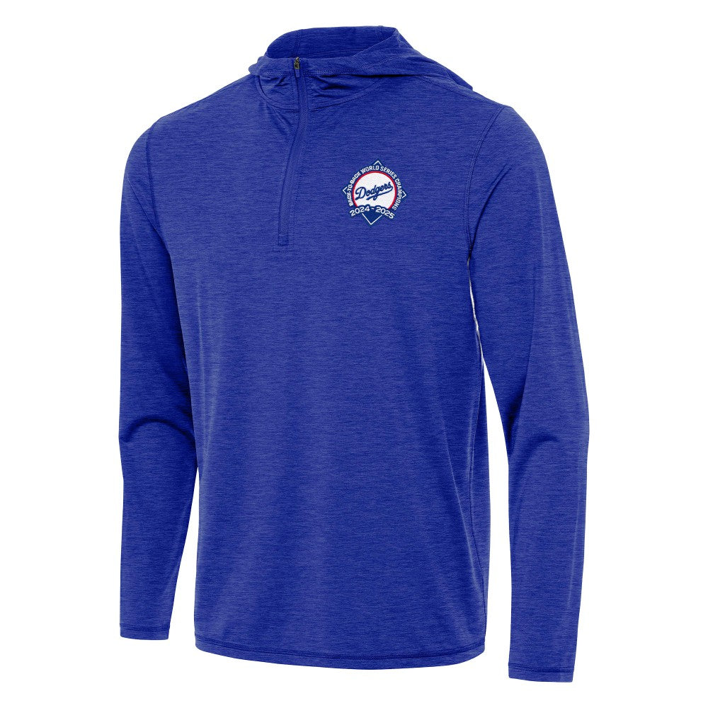 Los Angeles Dodgers Antigua Back-to-Back World Series Champions Tidy Quarter-Zip Hoodie | MLB Outlet