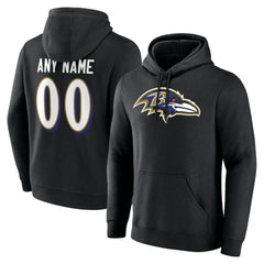 Baltimore Ravens  Big & Tall Team Authentic Custom Hoodie