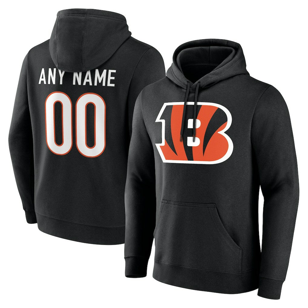 Cincinnati Bengals  Big & Tall Team Authentic Custom Hoodie