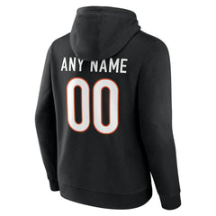 Cincinnati Bengals  Big & Tall Team Authentic Custom Hoodie
