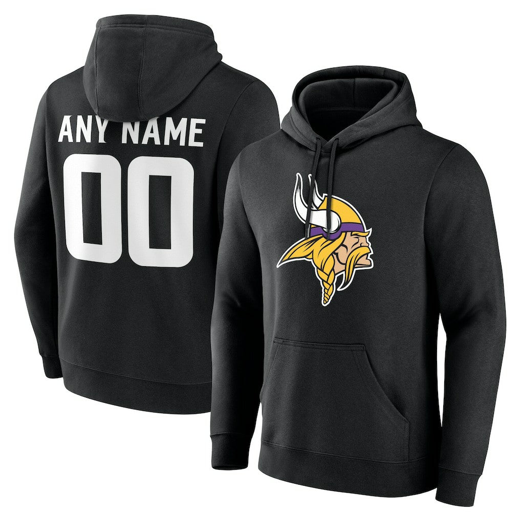 Minnesota Vikings  Big & Tall Team Authentic Custom Hoodie