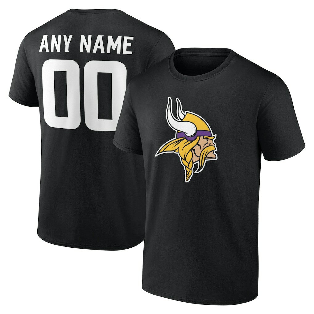 Minnesota Vikings  Big & Tall Team Authentic Custom T-Shirt