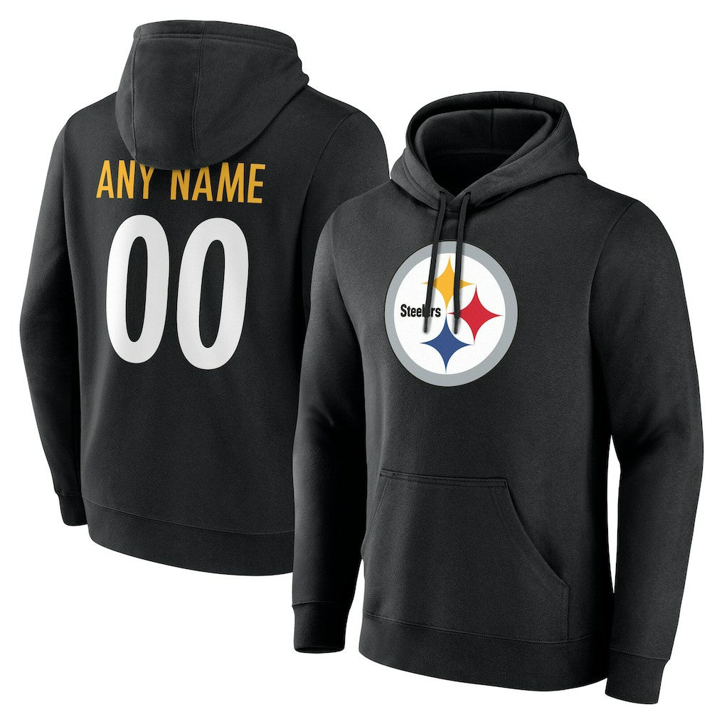 Pittsburgh Steelers  Big & Tall Team Authentic Custom Hoodie