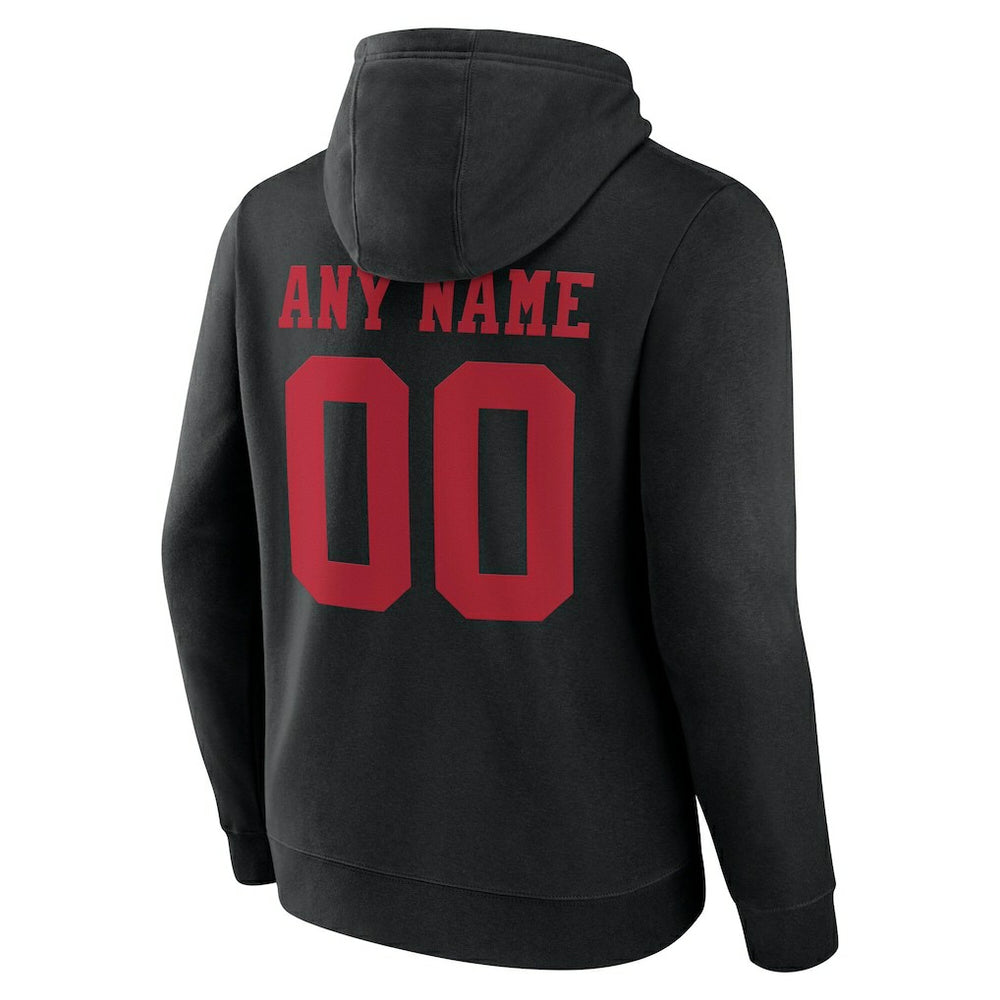 San Francisco 49ers  Big & Tall Team Authentic Custom Hoodie