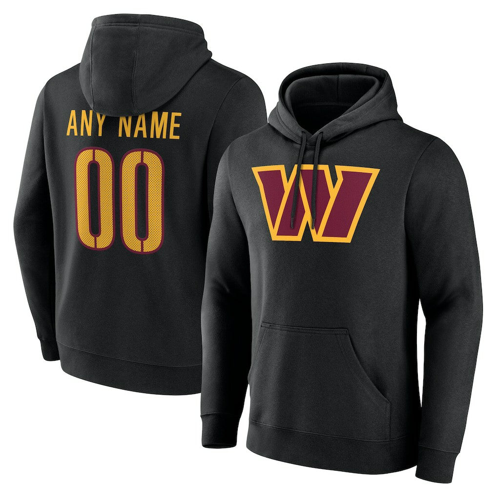 Washington Commanders  Big & Tall Team Authentic Custom Hoodie