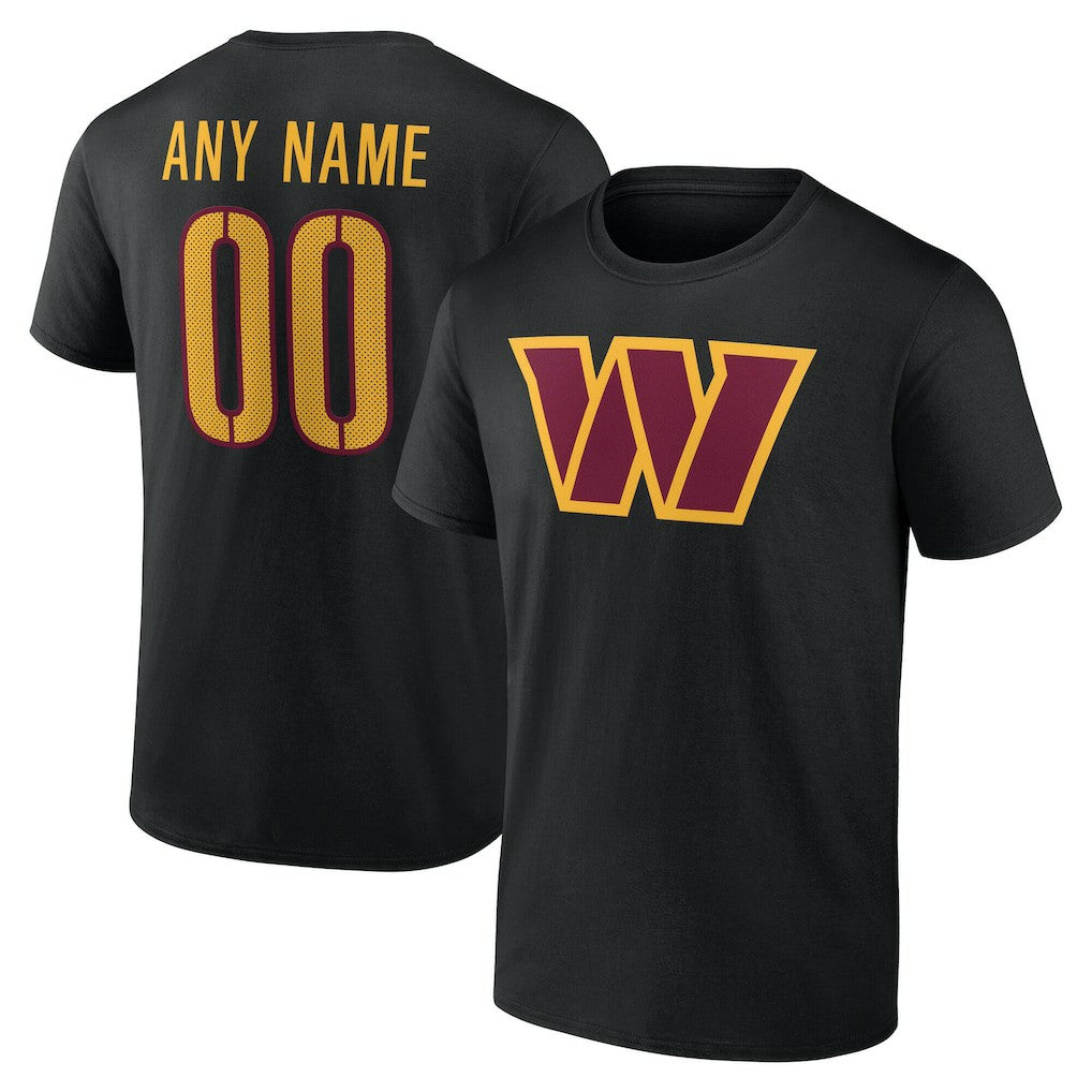 Washington Commanders  Big & Tall Team Authentic Custom T-Shirt