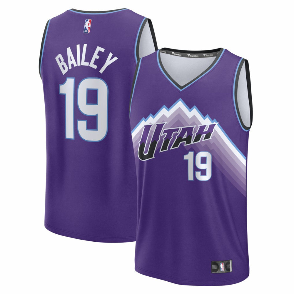 Ace Bailey Utah Jazz Fast Break Replica Jersey - Purple - Icon Edition
