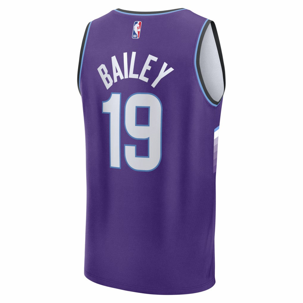 Ace Bailey Utah Jazz Fast Break Replica Jersey - Purple - Icon Edition