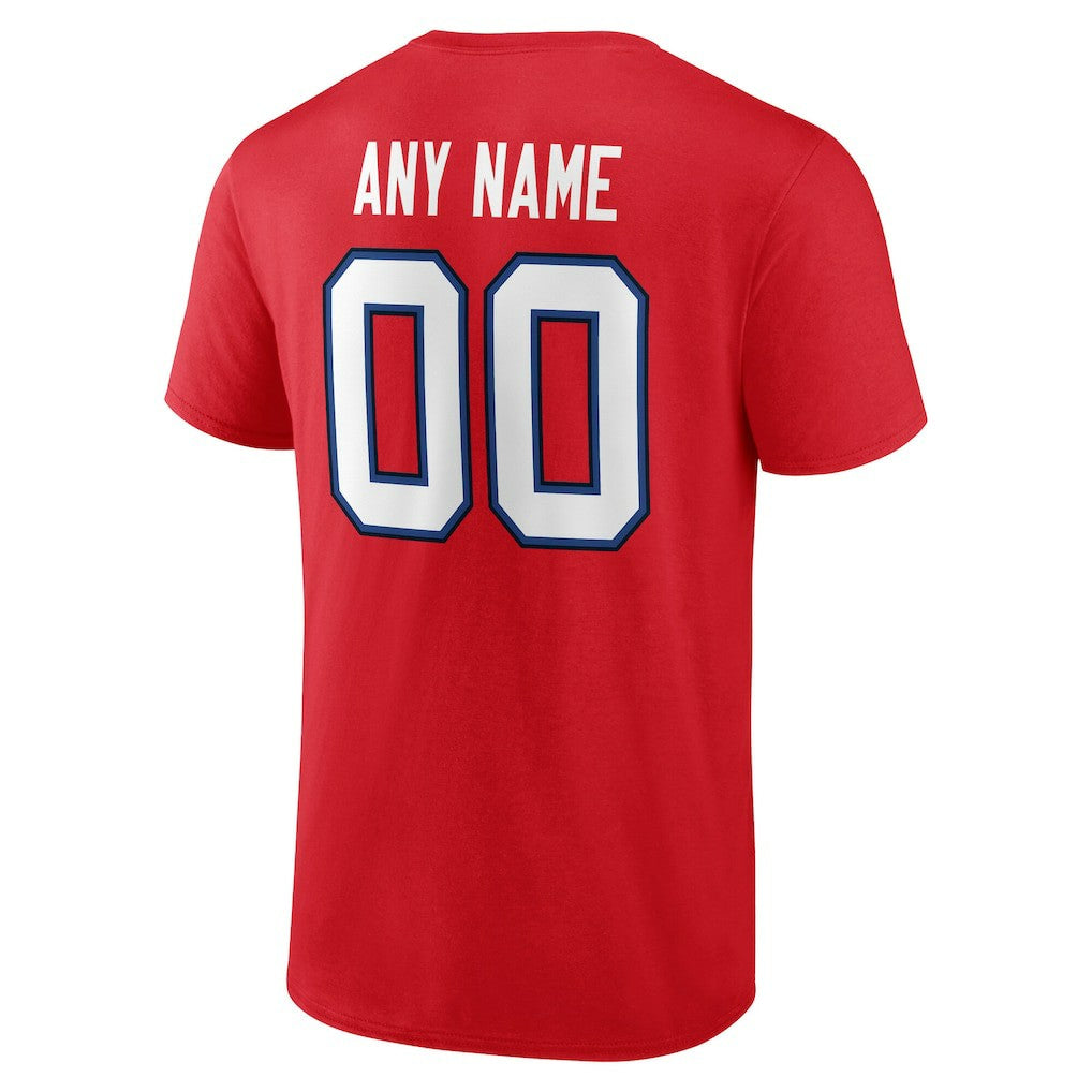Buffalo Bills  Big & Tall Team Authentic Custom T-Shirt