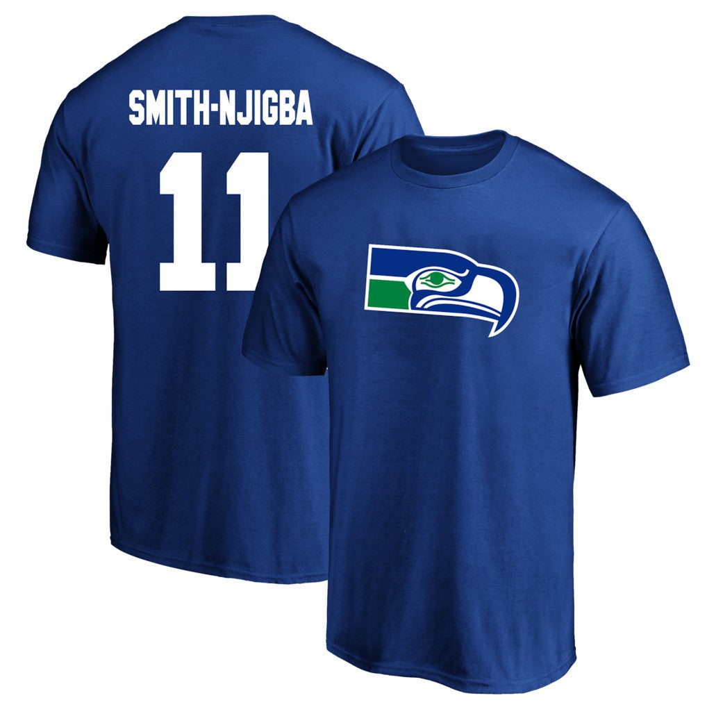 Seattle Seahawks Fanatics Jaxon Smith-Njigba  Big & Tall Player Name & Number T-Shirt