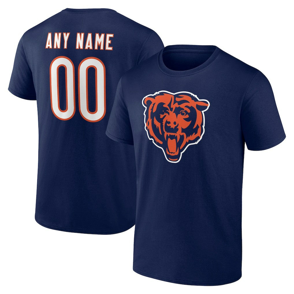 Chicago Bears  Big & Tall Team Authentic Custom T-Shirt