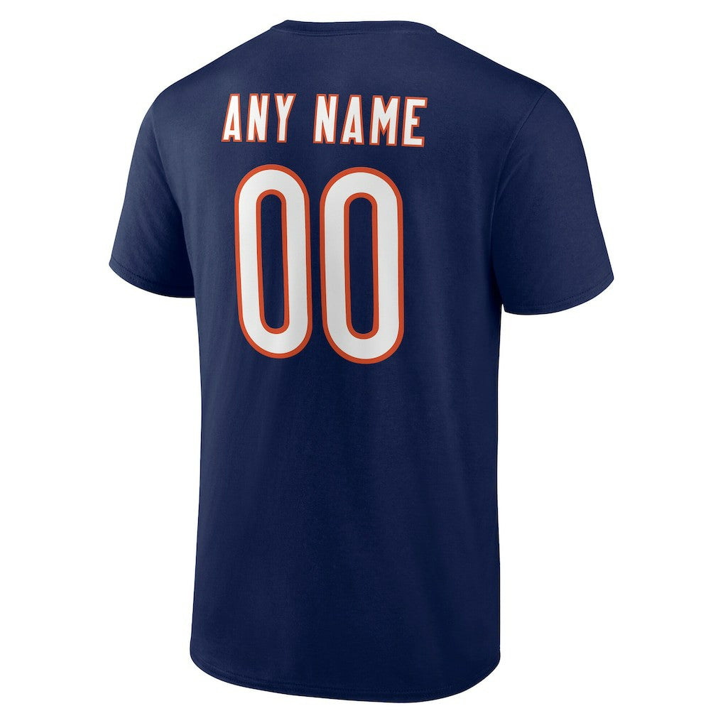 Chicago Bears  Big & Tall Team Authentic Custom T-Shirt