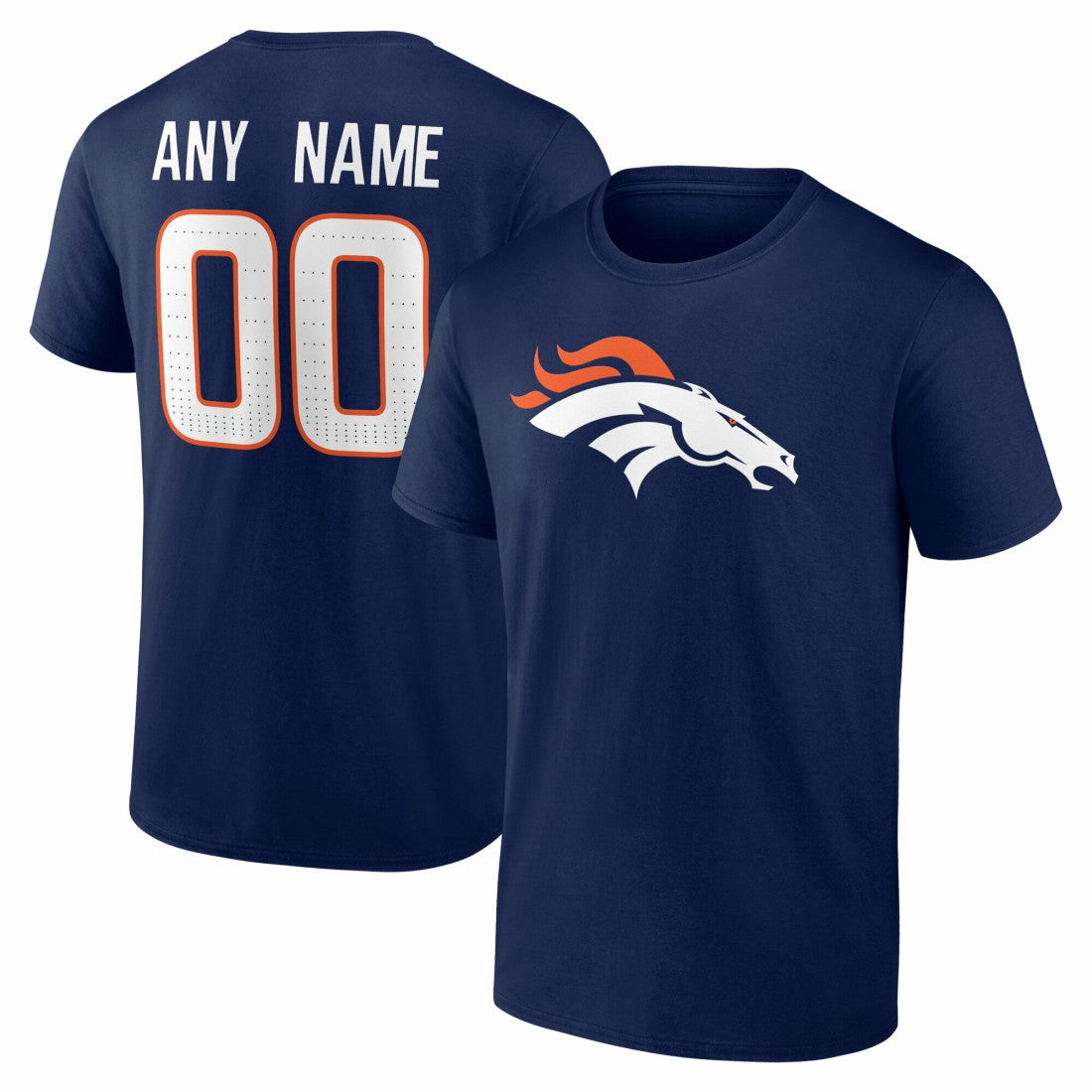 Denver Broncos  Big & Tall Team Authentic Custom T-Shirt