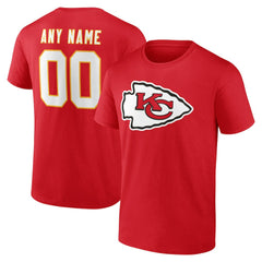 Kansas City Chiefs  Big & Tall Team Authentic Custom T-Shirt